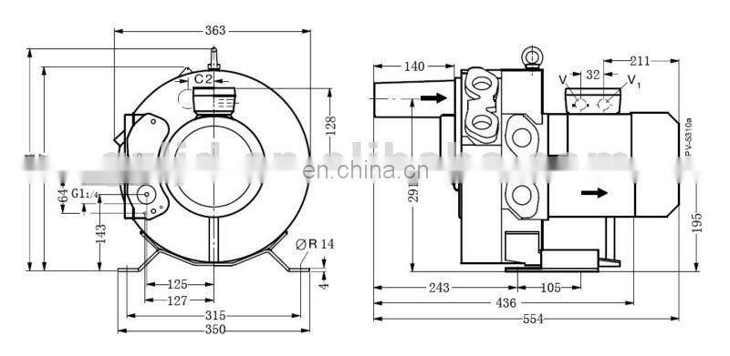 10HP,ring blower aquarium air pump,electric turbo compressor,rotary sweage treatment air pump