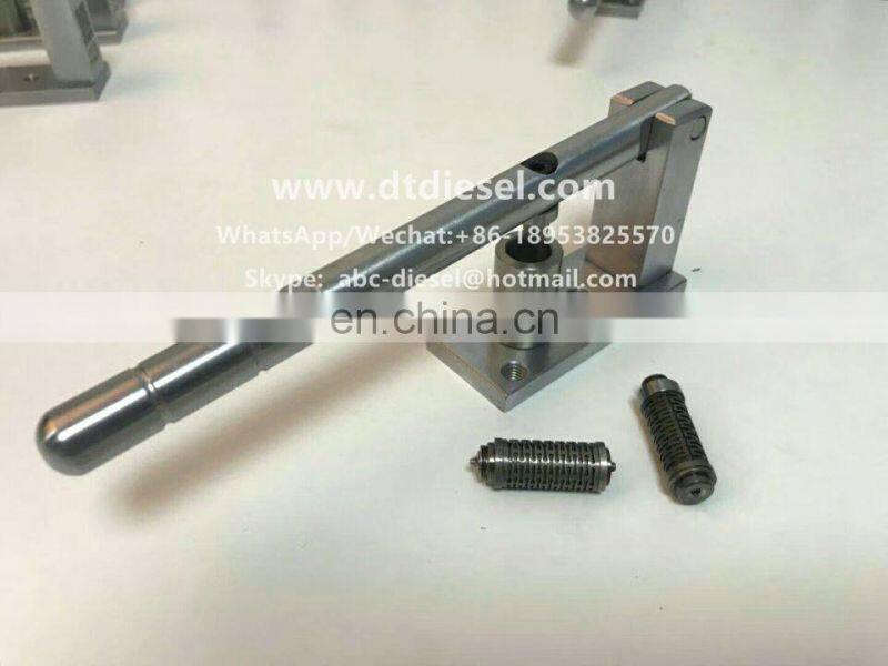 Piezo injector control valve press-fit tools