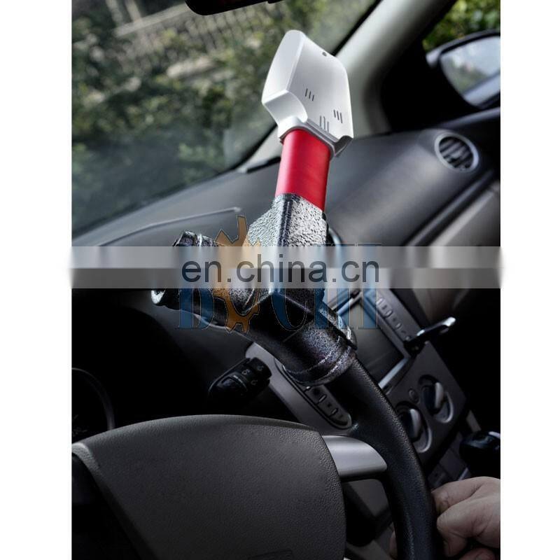 steering wheel lock with alarm
