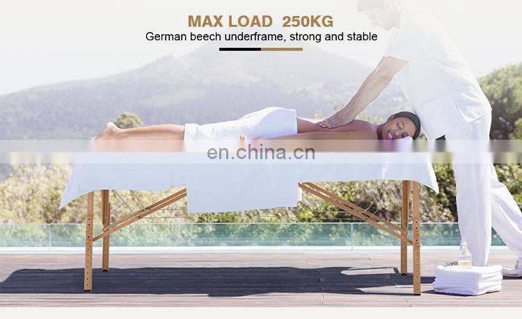 wooden facial bed folding massage table portable massage bed