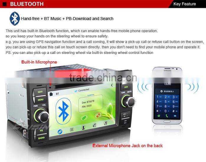 Erisin ES7301M 7" Touch Screen Car DVD GPS for Mondeo 2003
