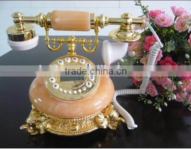 European hotel room marble antique telephone
