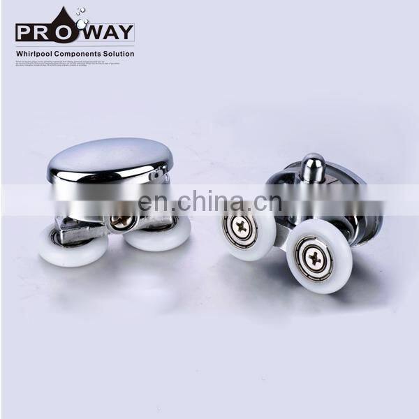 Foot Controlled Pop Up Bounce Zinc Alloy Round Bathroom Shower Drain