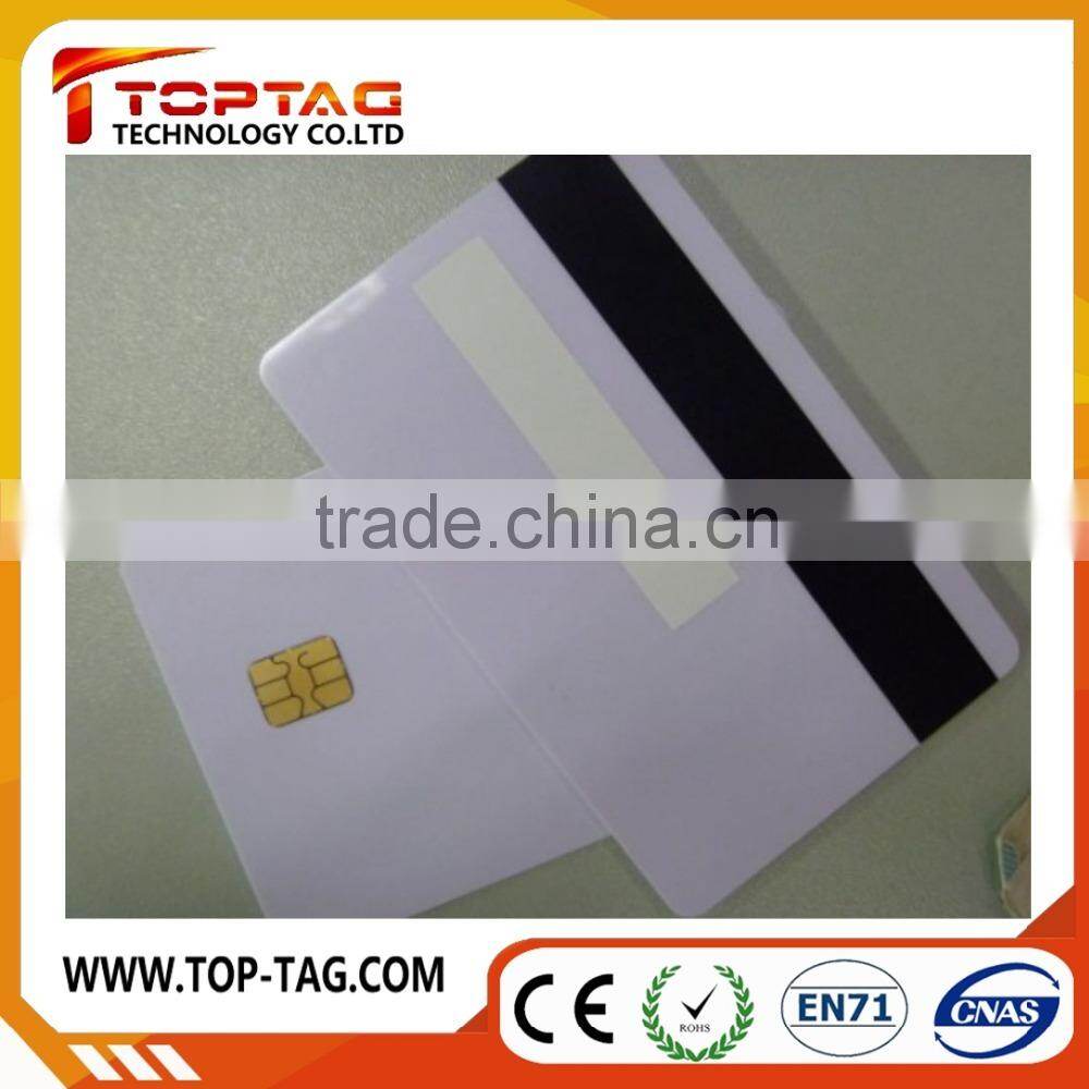 PVC white Blank smart contact ic card