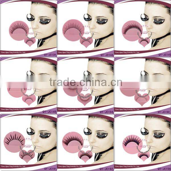 wholesale false korean synthetic fiber eyelash extensions