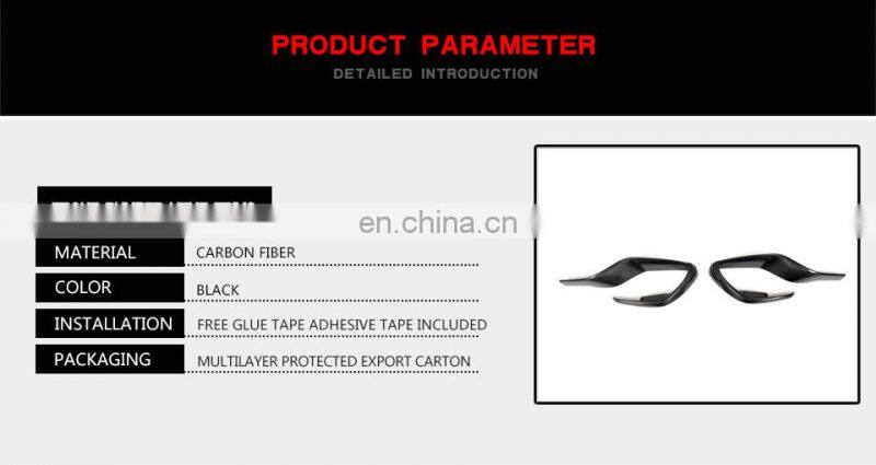 Popular carbon fiber Front Bumper Vent Trims for Mercedes Benz AMG GT50 GT53 4 Doors 2019-2020