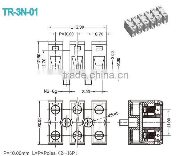 Panel Feed Through Terminal Connectors With Protection Current Through Panel