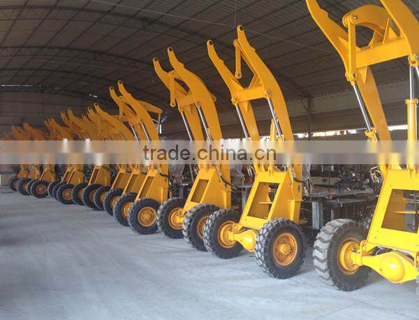 ZL08 china articulated hydraulic mini compact wheel loader for sale