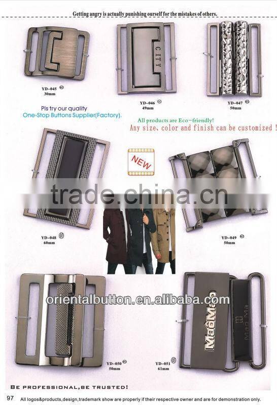 Women fashion metal adjustable buckles