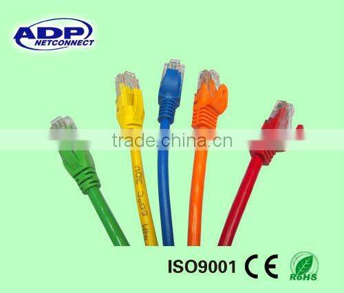 UTP Cat5e Lan Cable Patch Cords(new material of PE and PVC)