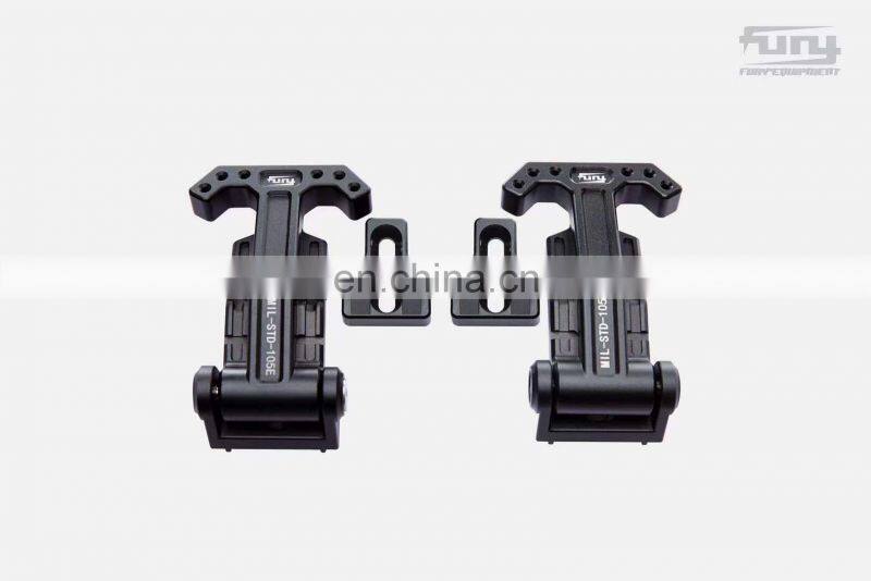 Hood lock for Jeep wrangler JK 4x4 Aluminium black hood catch 2007+ lock for Jeep autopart accessories Maiker manufacturer