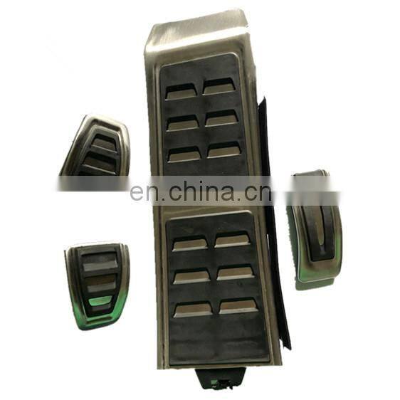 Car Accelerator Brake Pedal Foot Rest Non-Slip Pedal Pad For Audi A4 B8 A5 S5 Q3 Q5 A6 C7 A8 S8