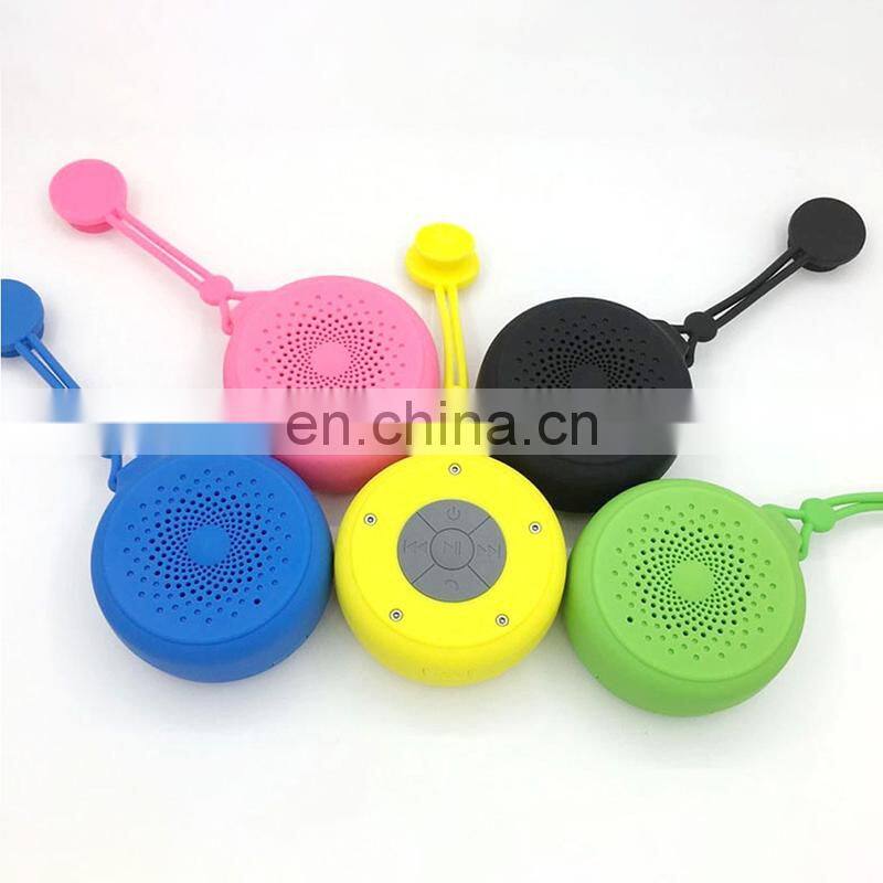 Hot sale mini cheap silicone bt wireless bathroom speaker waterproof