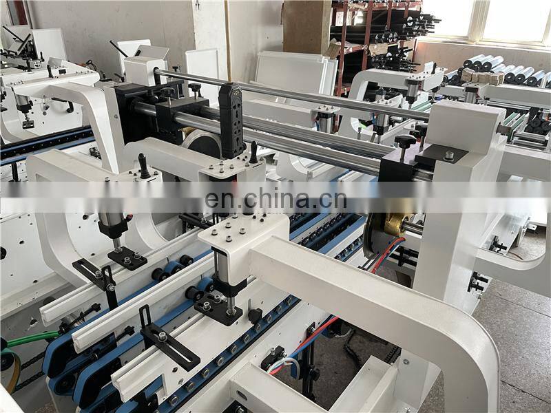 GDFG900 medium middle speed Automatic Crash Lock Bottom Folder Gluer, gift food packaging cardboard box folding gluing machine