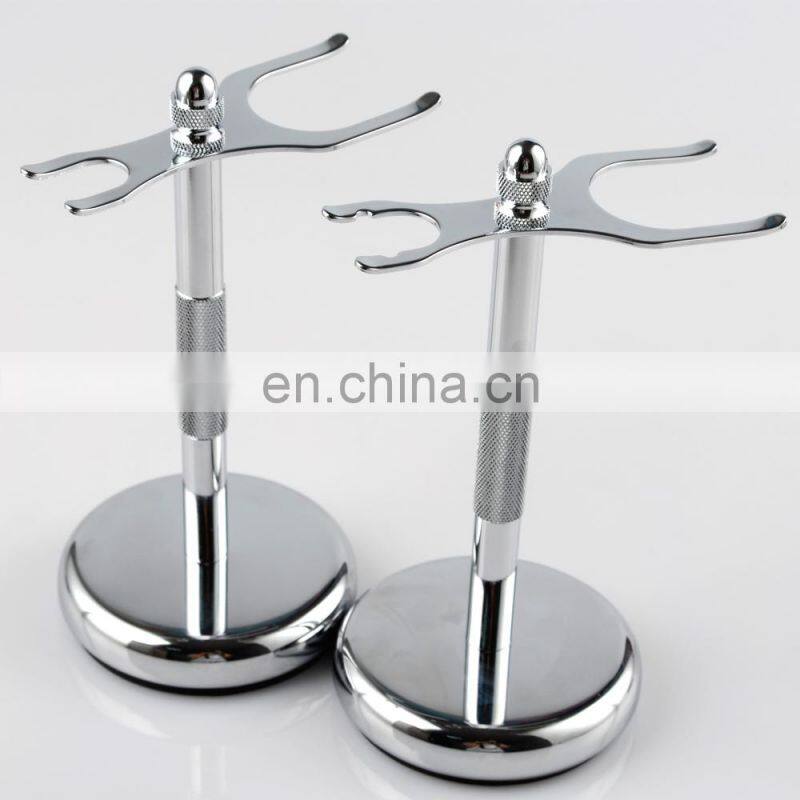 Chrome Stainless Steel Shaving Razor Brush Drip Stand