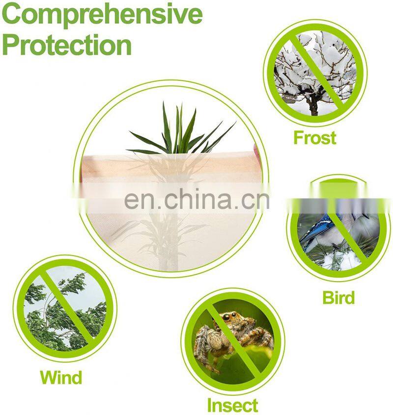 Plant Cover Winter Warm Cover Tree Shrub Plant Protecting Bag Frost Protection for Yard Garden Plants Small Tree
