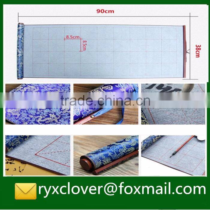 high quality practice calligraphy flocking fabric water print fabric