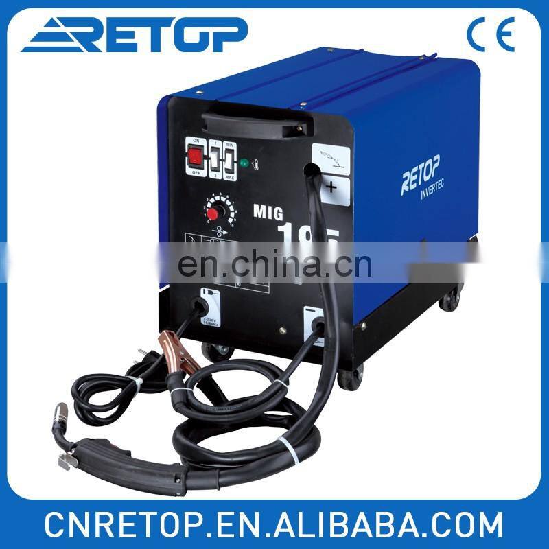 MIG-175 cheap single phase ac portable inverter welder soldadura welding machine welders for sale