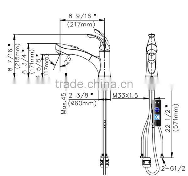 Hot Sell 2016 New Products Lifting Type Hot Selling Bathroom Faucet