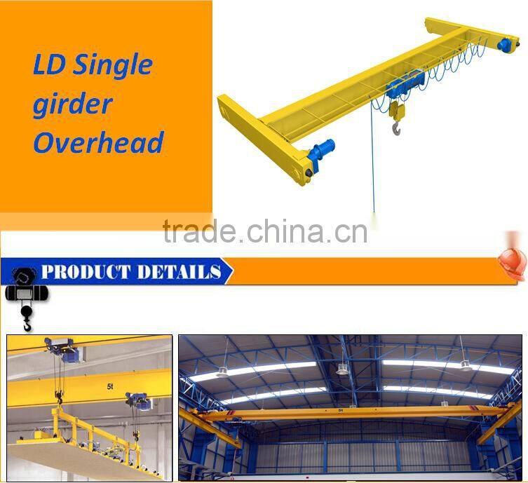 Explosion Proof overhead Crane for coal mining 2t
