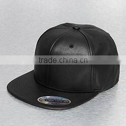 Customize 3D embroidery australian leather brim snapback hats