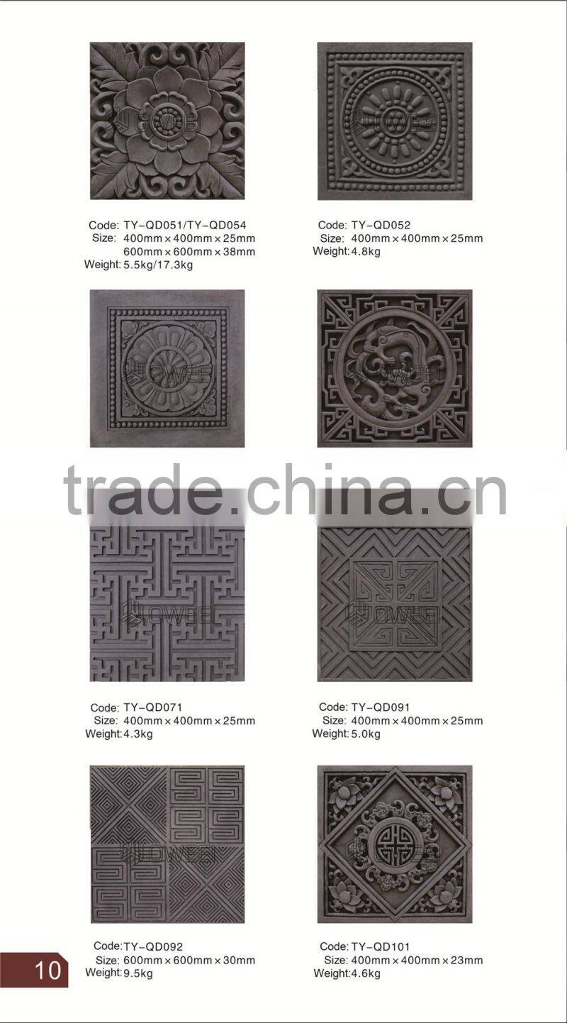 grey brick for restaurants, clubhouse, hotel