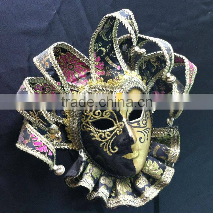 Hand Made Full Face Paper Venetian Mask Venetian Design
