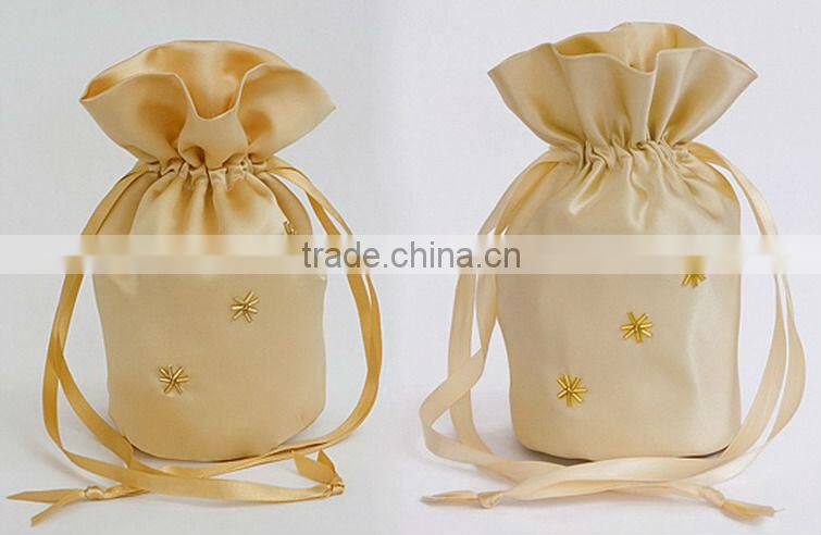 organza satin wine bags