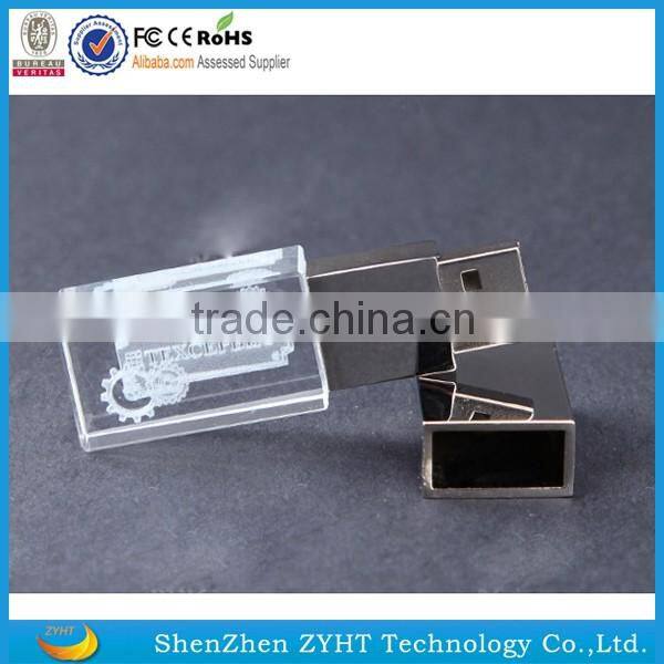 bulk items free logo crystal usb stick