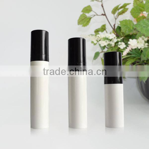 Black and white airless pump bottle 5ml