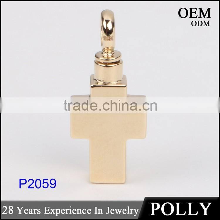 Factory suply 925 silver cross hollow pendant necklace jewelry wholesale