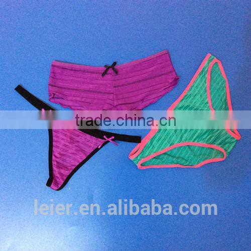 2015 hot sale fashion transparent lace G-string,