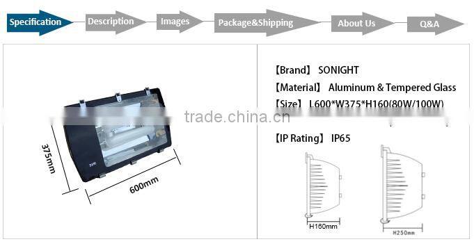 150w highway engineering ground mounted induction lamp tunnel light