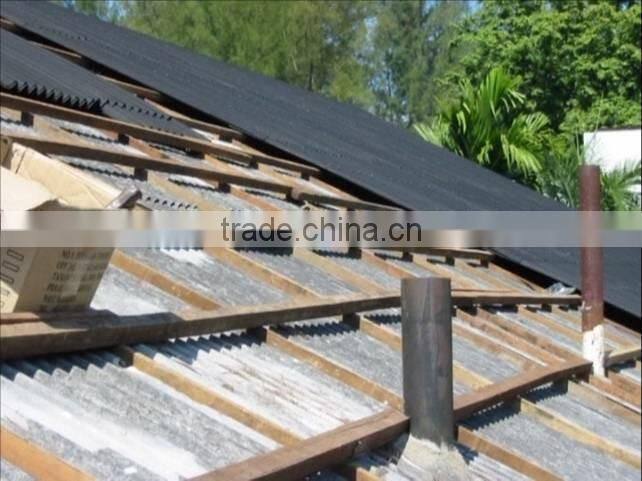 Round shingle asphalt roof tiles