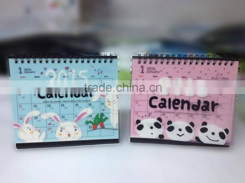 2016 The latest desktop calendar new design desk calendar printing