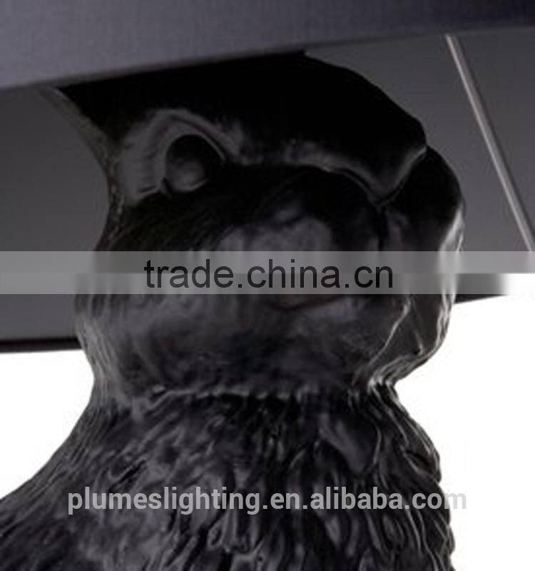 Replica Moooi Black/ White Rabbit Resin Table lamp PLT8090