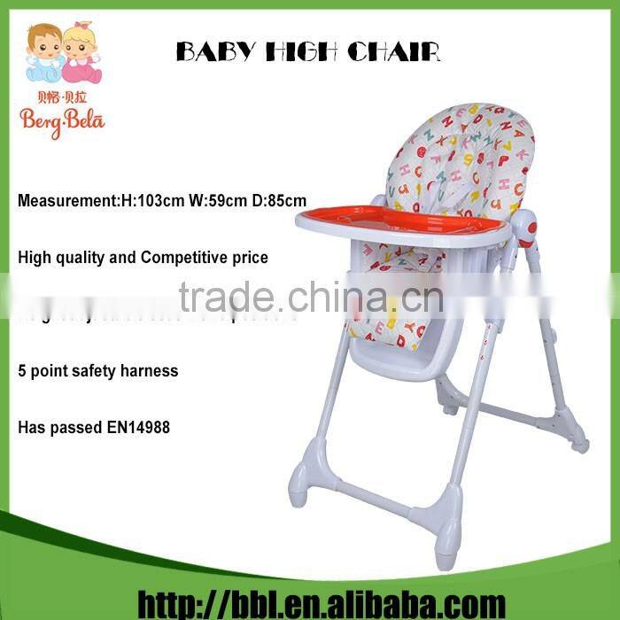 LHB-008 Quality Guarantee PVC+Steel+Plastic Eating Chairs