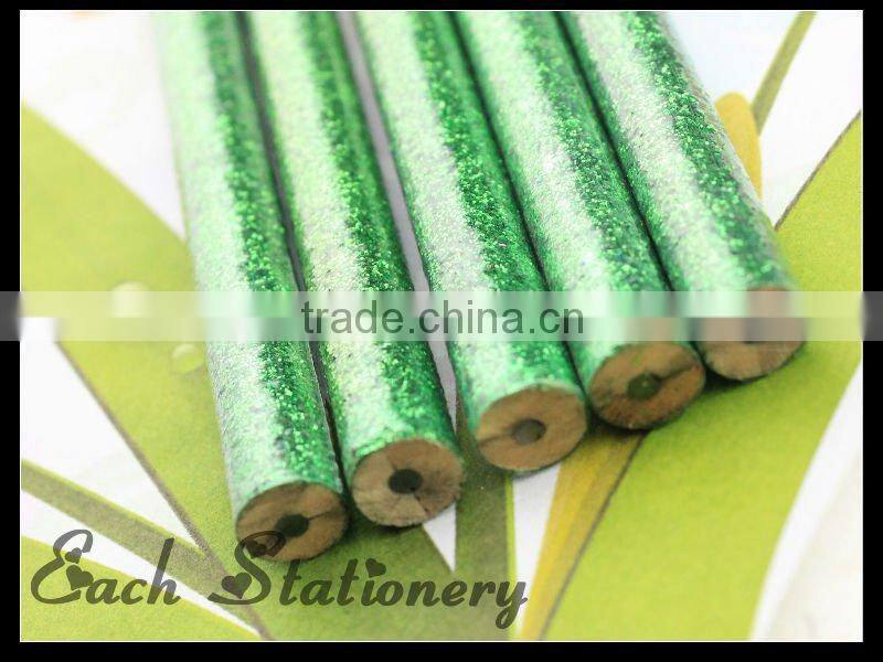 7"Gold glitter powder color pencil in bulk