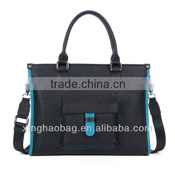 High quality fashion leather bag man brand handbag