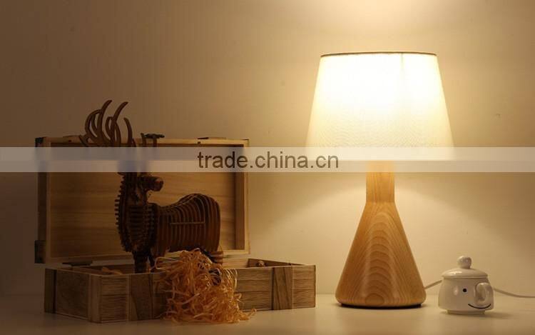 Modern Solid Wood Base Light Table Lamp Small Decorative LED Wood table lamp LED Wood table Light JK-879-19