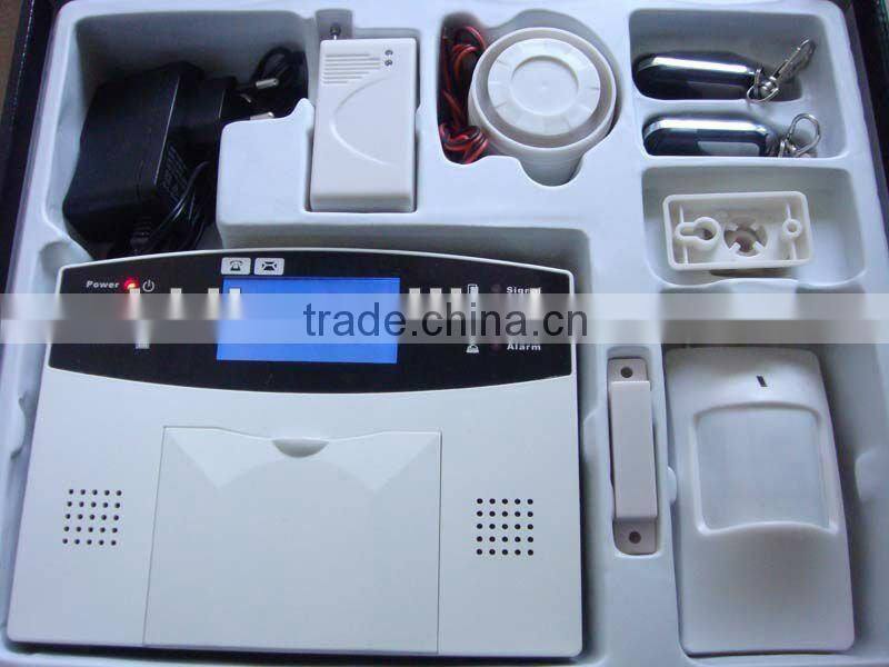 Excellect 99 wireless GSM home security alarm system with LCD Keypad