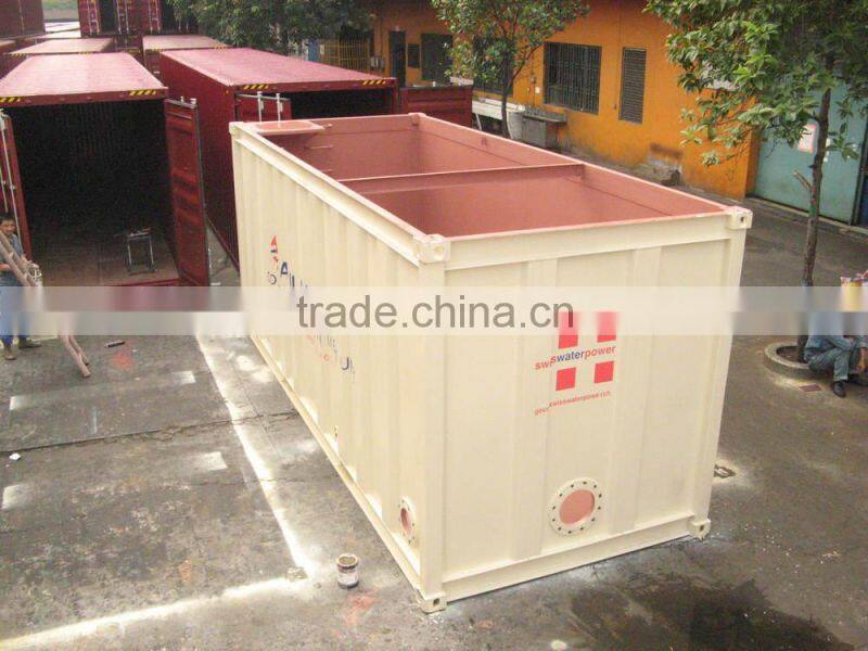 Container For Water Treatment System