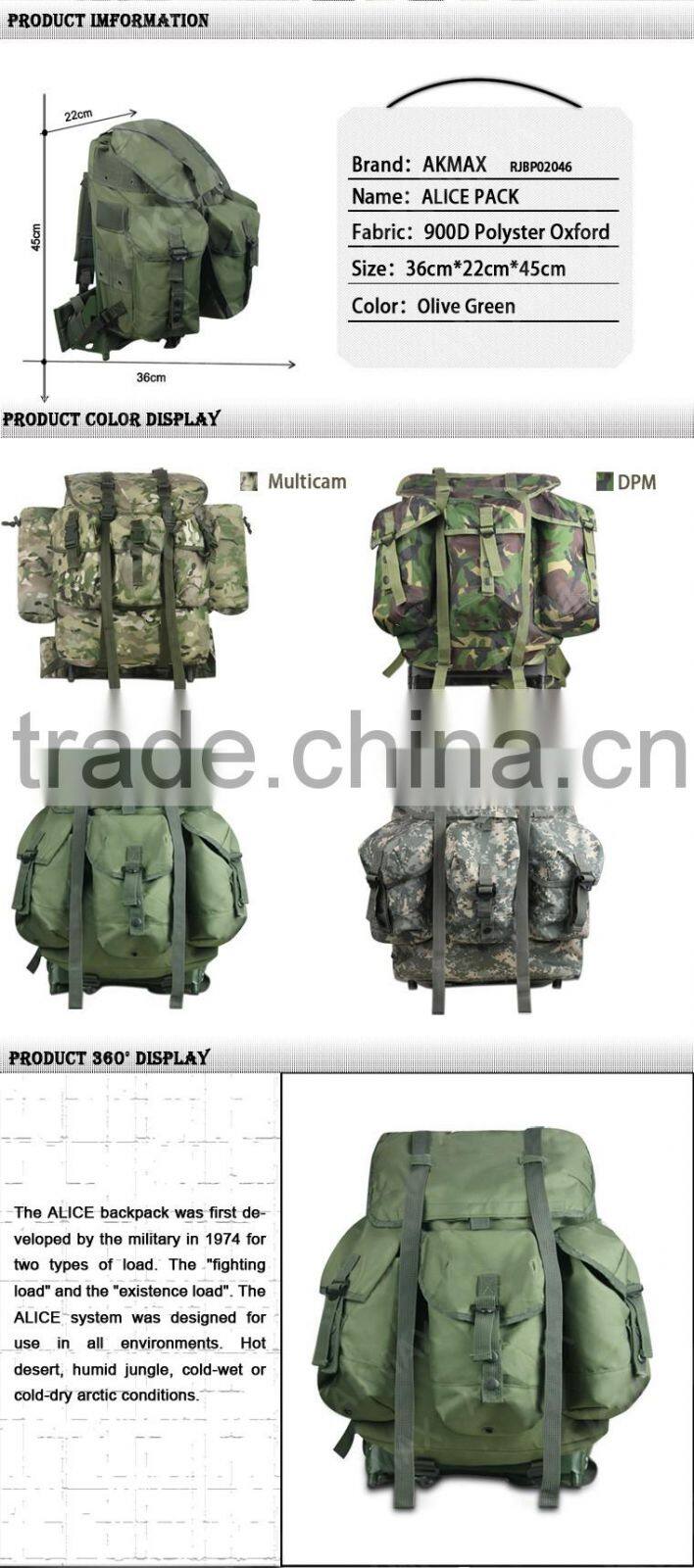 outdoor hiking bag combat backpack mountaineering bag