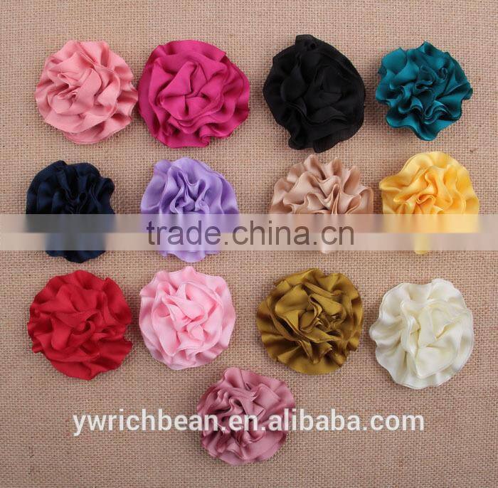 Many colors kids shabby chic hair flower !cute girl large hair flower clips ! CB-3275