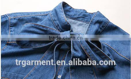 newest jean shirt floral jean tops jean summer shirts