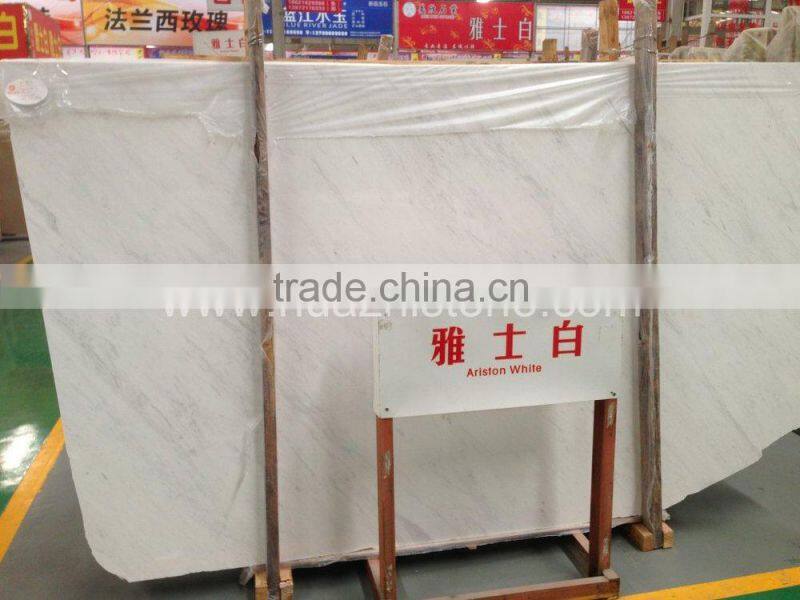 Top quality pearl white marble slabs