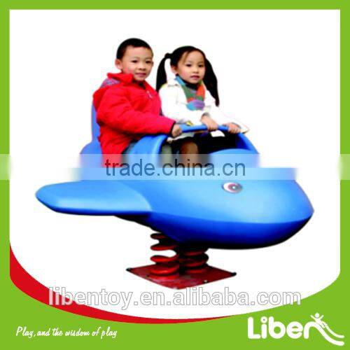 Kids animal spring rider toys, outdoor playground spring animals