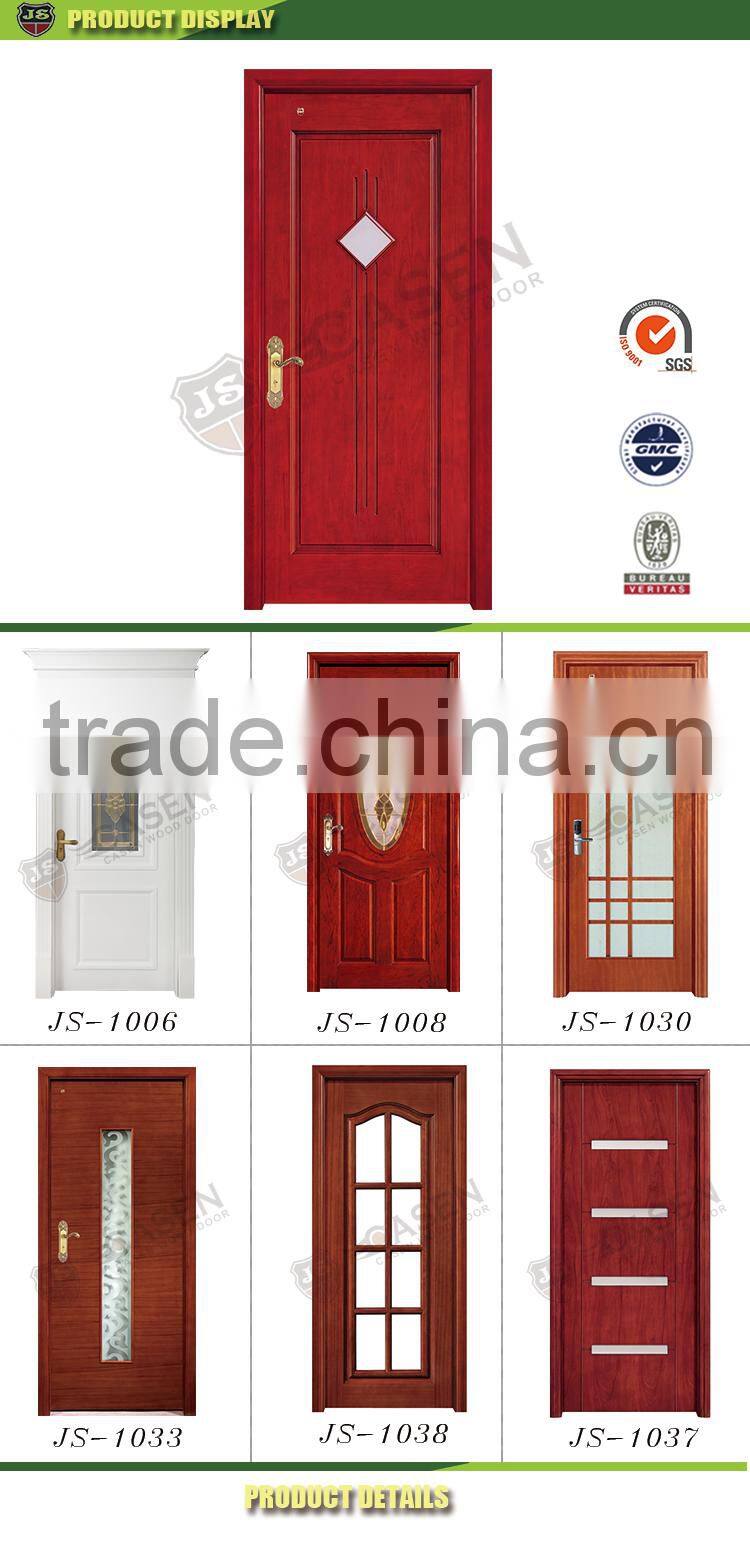 melamine finish walnut wood interior door