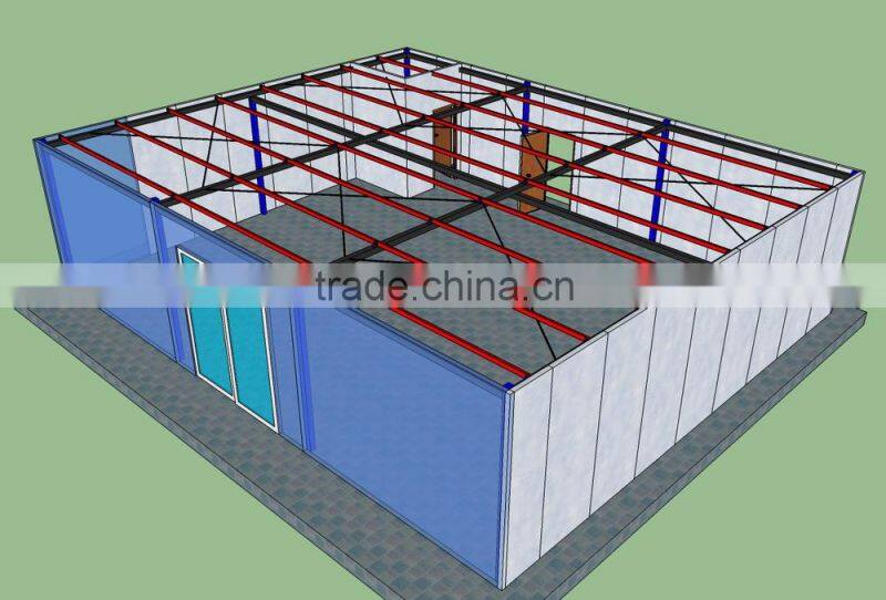 prefabricated modular moblie house plan for construction site