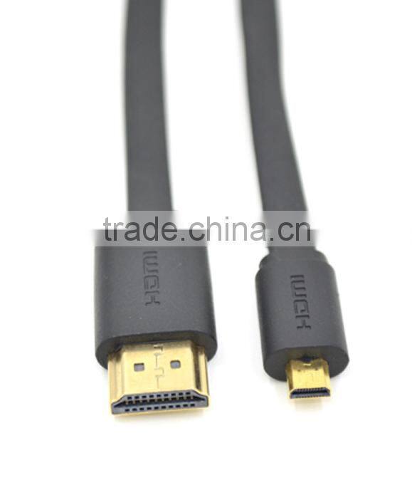 HDMI type A to type D micro HDMI cable high quality 19+1 high speed 4K